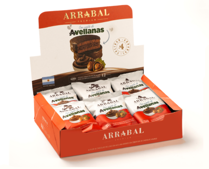 Alfajores de Pasta de Avellanas | Pack x 12 Unidades